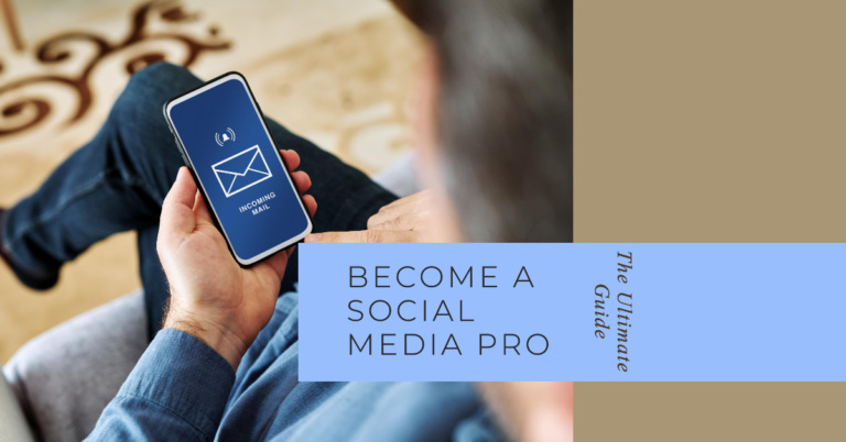 Person holding smartphone displaying message icon, symbolising communication skills necessary for a social media professional.