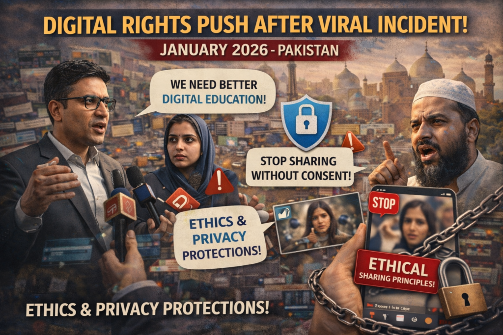 Digital rights advocates demand ethics, consent, and privacy protections after viral incident in Pakistan